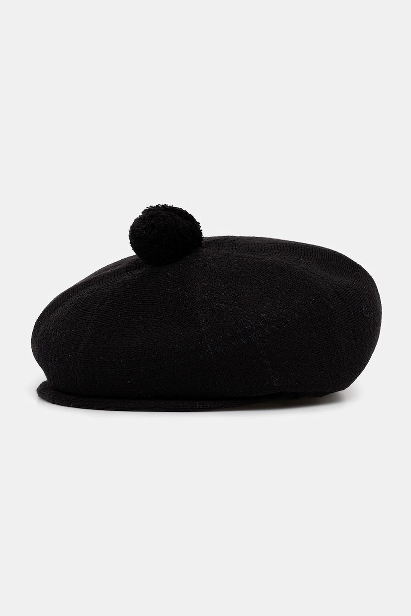 Kangol beretă din lână HERITAGE culoarea negru, K3778.SB002
