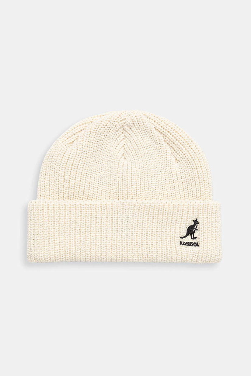 Kangol căciulă POMPOM culoarea bej, K3454.NT159