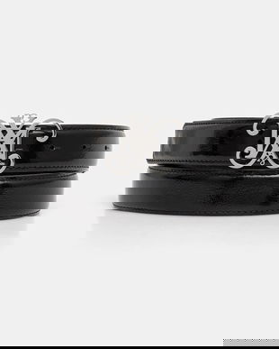 MAX&Co. curea de piele culoarea negru, 2526506047200