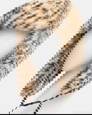 Kangol căciulă LEOPARD TRAPPER culoarea maro, K4266ST.SL156