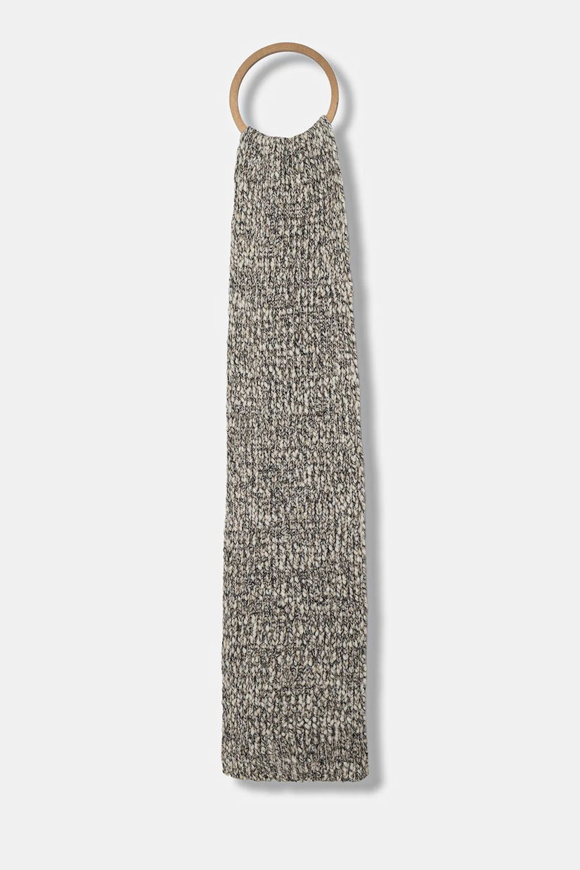 MAX&Co. eșarfă de lână culoarea alb, cu imprimeu, 2526746047200