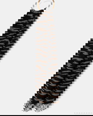 Morgan fular culoarea maro, cu model, 5ZEBRA