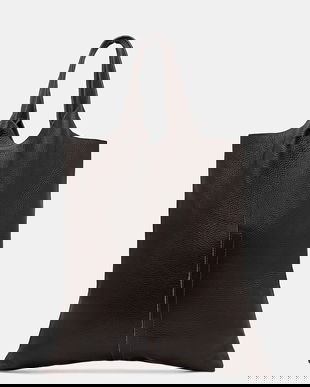 Answear.LAB poseta de piele culoarea maro