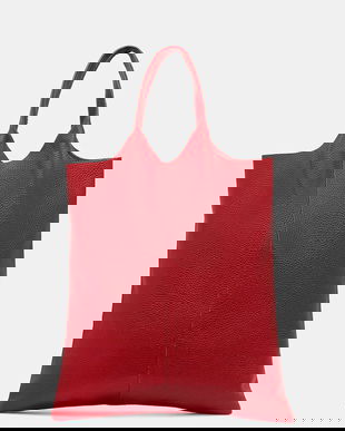 Answear.LAB poseta de piele culoarea rosu