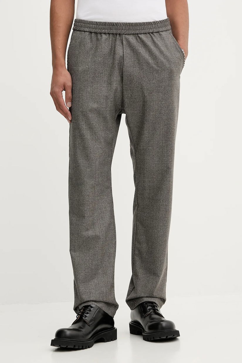 BARENA VENEZIA pantaloni de lână Pantalone Tosador pantaloni chino gri pentru bărbați PAU5259.501