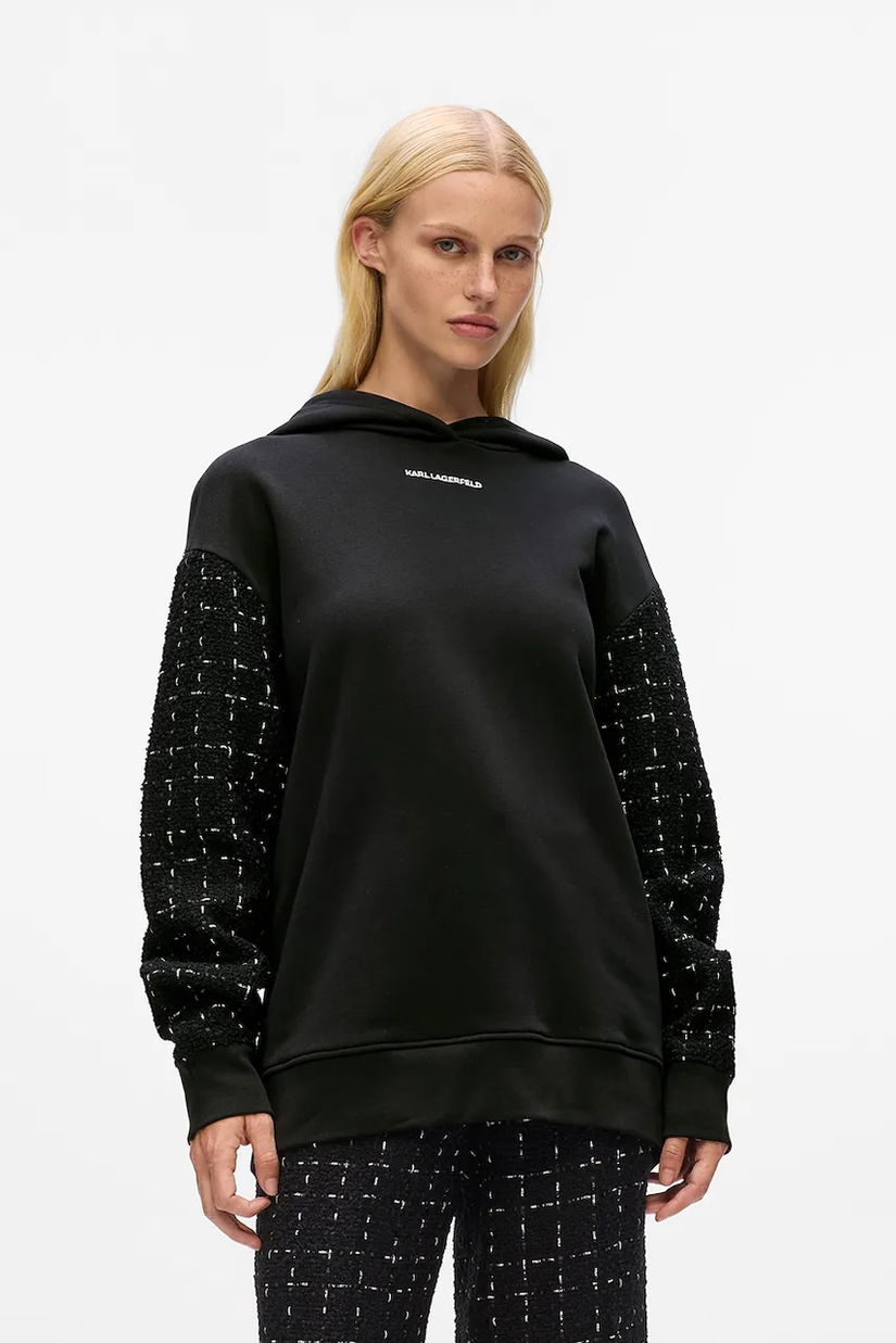 Karl Lagerfeld hanorac din amestec de lână