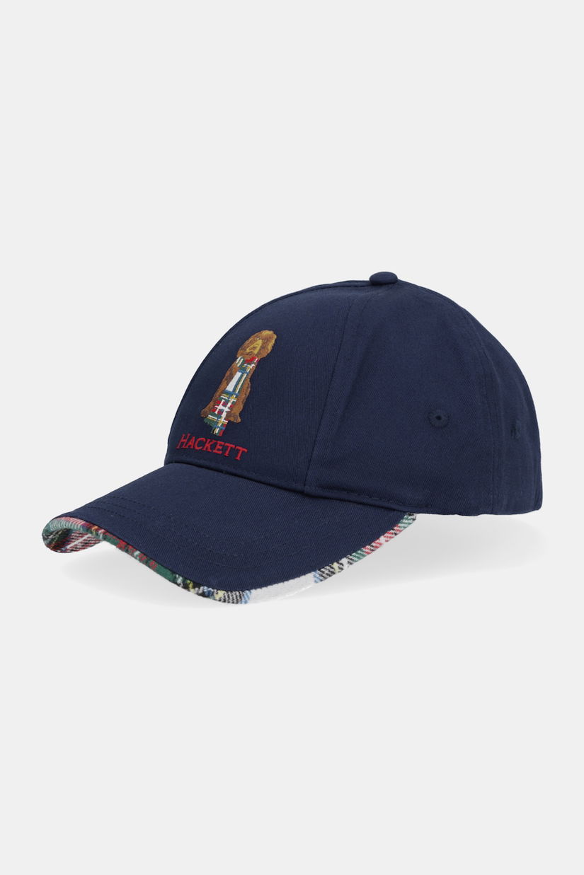 Hackett London șapcă de baseball din bumbac culoarea bleumarin, HM0400046