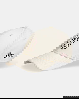 New Era șapcă de baseball din bumbac culoarea bej, 60691405