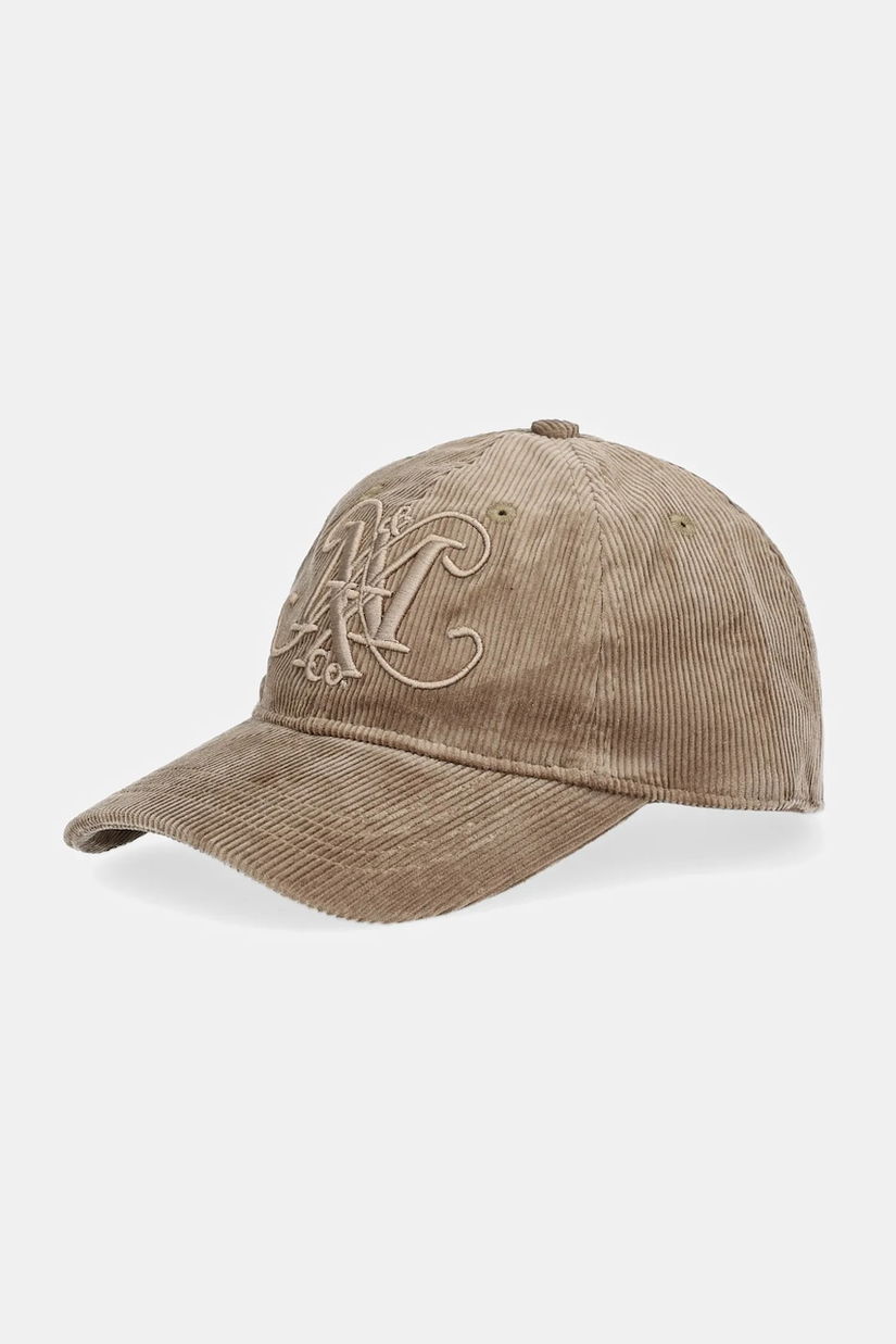 MAX&Co. șapcă de baseball velur culoarea maro, 2526576037200