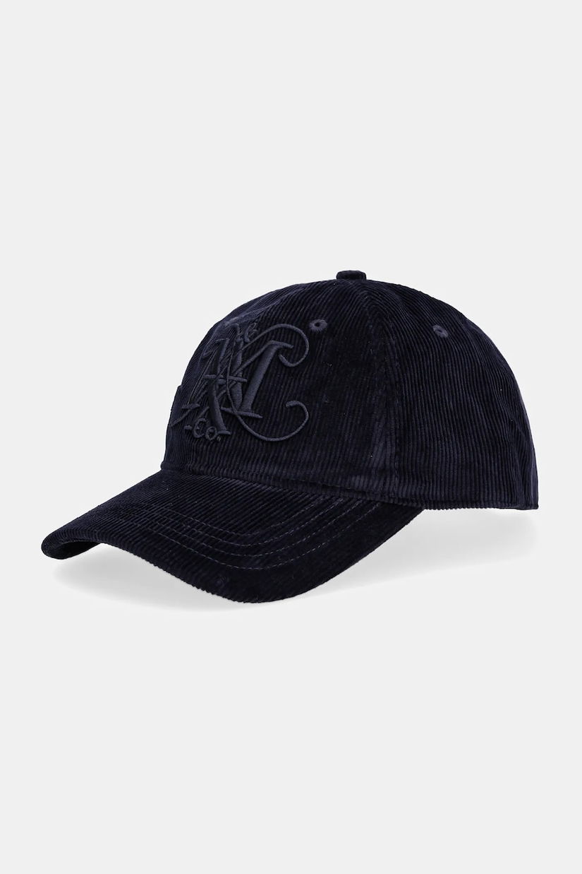 MAX&Co. șapcă de baseball velur culoarea bleumarin, 2526576037200