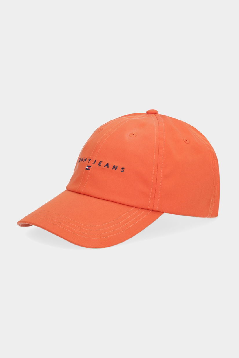 Tommy Jeans șapcă de baseball din bumbac culoarea maro, cu imprimeu, AM0AM12958