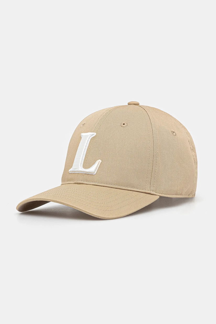 Lacoste șapcă culoarea bleumarin, cu imprimeu, RK0342