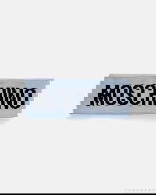 Moschino bentiță din lână culoarea negru, M2355 65235