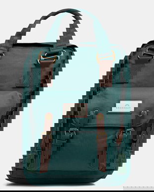 Doughnut rucsac barbati, culoarea verde, mare, neted