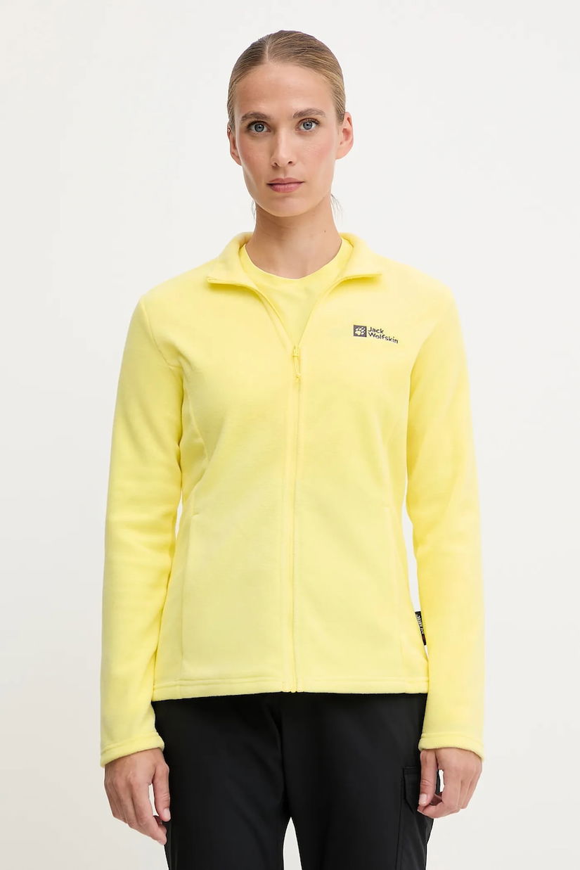 Jack Wolfskin hanorac Taunus culoarea turcoaz, uni, 1711391