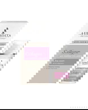 Crema pentru conturul ochilor - Cosmetica Afrodita Collagen Eye Cream, 15 ml