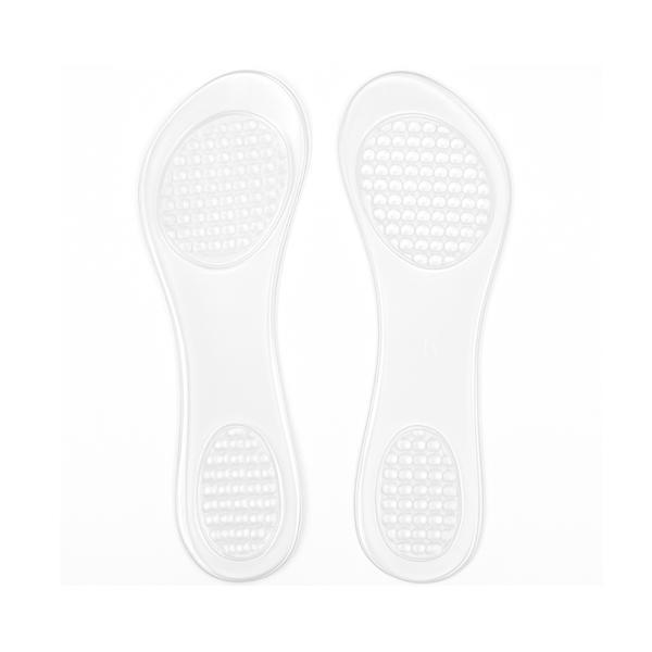 Set 2 talpici (branturi) din silicon, transparenti, 21x6.5 cm