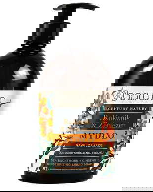 Sapun lichid hidratant cu catina si ginseng, Barwa Cosmetics, 480 ml