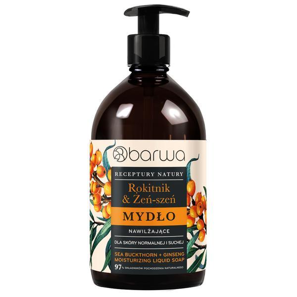 Sapun lichid hidratant cu catina si ginseng, Barwa Cosmetics, 480 ml
