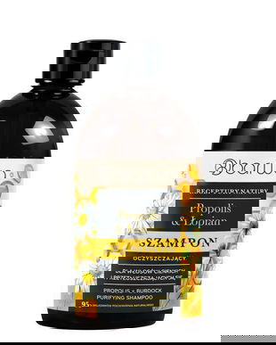 Sampon purifiant cu propolis si brusture, Barwa Cosmetics, 380 ml