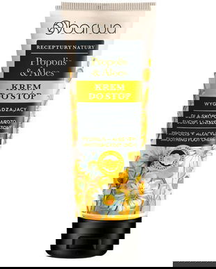 Crema netezire si catifelare picioare cu propolis si aloe vera, Barwa Cosmetics, 100 ml