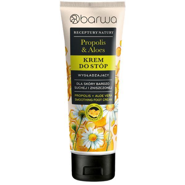 Crema netezire si catifelare picioare cu propolis si aloe vera, Barwa Cosmetics, 100 ml