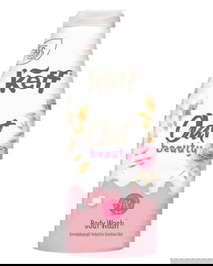 Gel de Dus cu Ovaz pentru Piele Sensibila - Keff Oat Beauty Body Wash, 700 ml