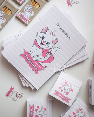 Carte de colorat personalizată Pisicuța Marie