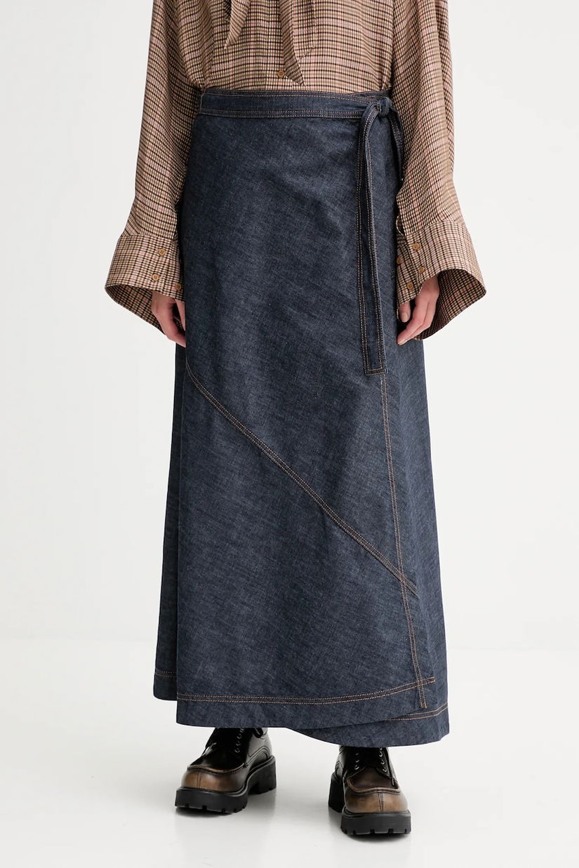 MUNTHE fustă jeans LANDREA maxi, evazați, 253122025307