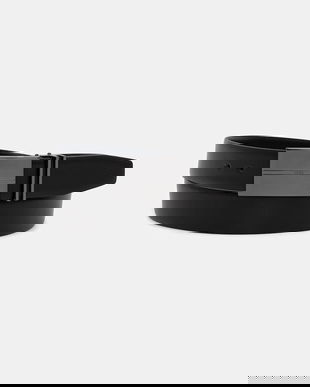 BOSS curea de piele culoarea negru, 50537099