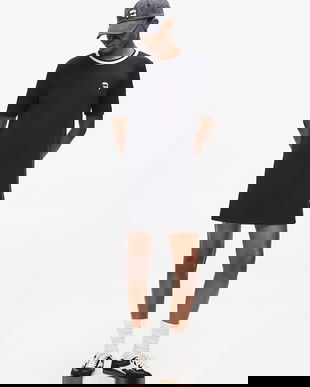 Karl Lagerfeld rochie culoarea negru, mini, drept, A4W13020