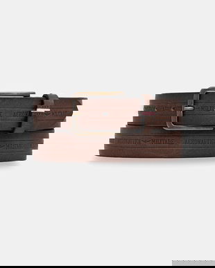 Aeronautica Militare curea de piele culoarea maro, CP0262UPL00274