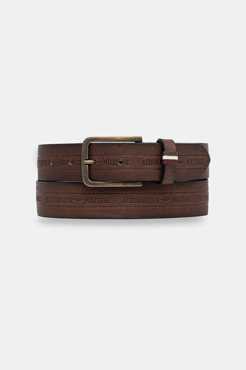 Aeronautica Militare curea de piele culoarea maro, CP0262UPL00274