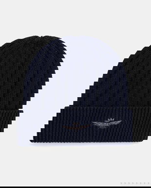 Aeronautica Militare căciulă din bumbac culoarea bleumarin, CU0063UL00485