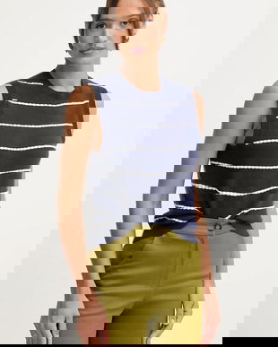 United Colors of Benetton top culoarea bleumarin, 104ME10EC