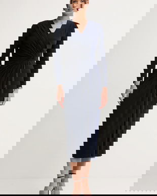 Pedro del Hierro rochie culoarea bleumarin, maxi, drept, 6192934