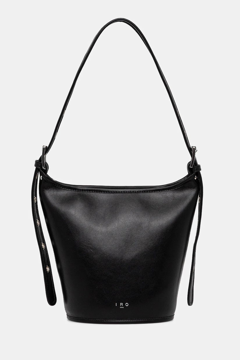 IRO poșetă de piele culoarea negru, WP144SMALLZYKE