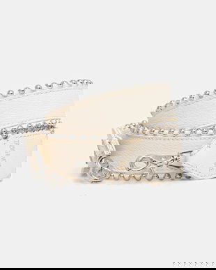 ZADIG&VOLTAIRE curea din piele pentru geantă culoarea bej, LWOG00003