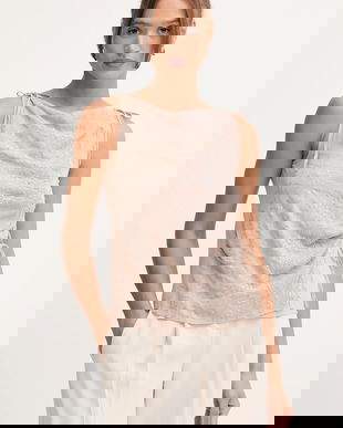 Hoss Intropia bluză culoarea maro, cu imprimeu, 5872100