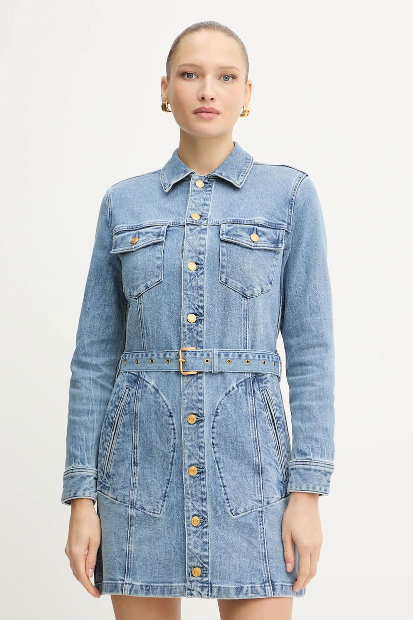 MICHAEL Michael Kors rochie jeans mini, evazați, MF5838VJZD