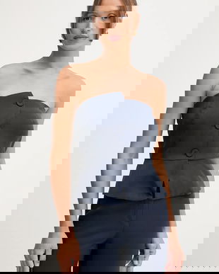 Pedro del Hierro bluză culoarea bleumarin, uni, 7652598