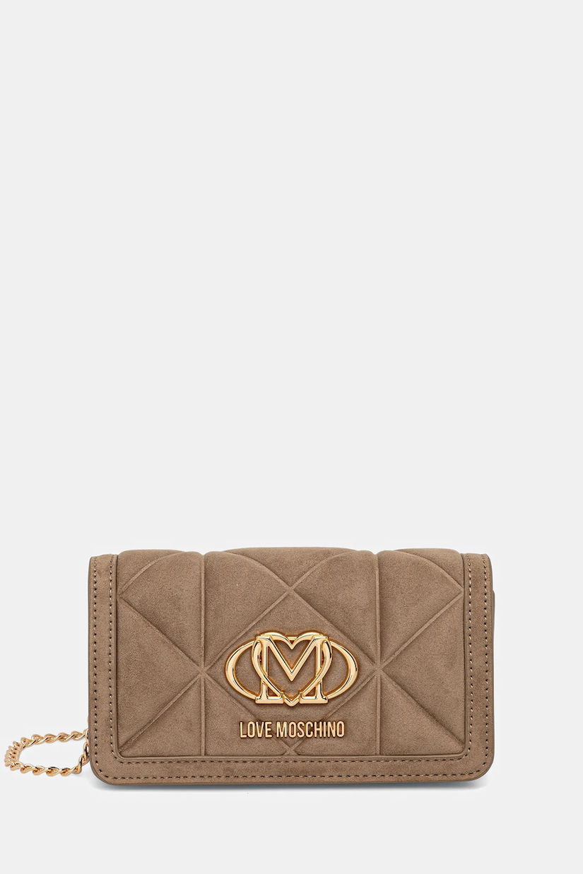 Love Moschino poșetă culoarea verde, JC5640PP0NKE0105