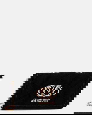 Love Moschino poșetă culoarea negru, JC5640PP0NKE0000