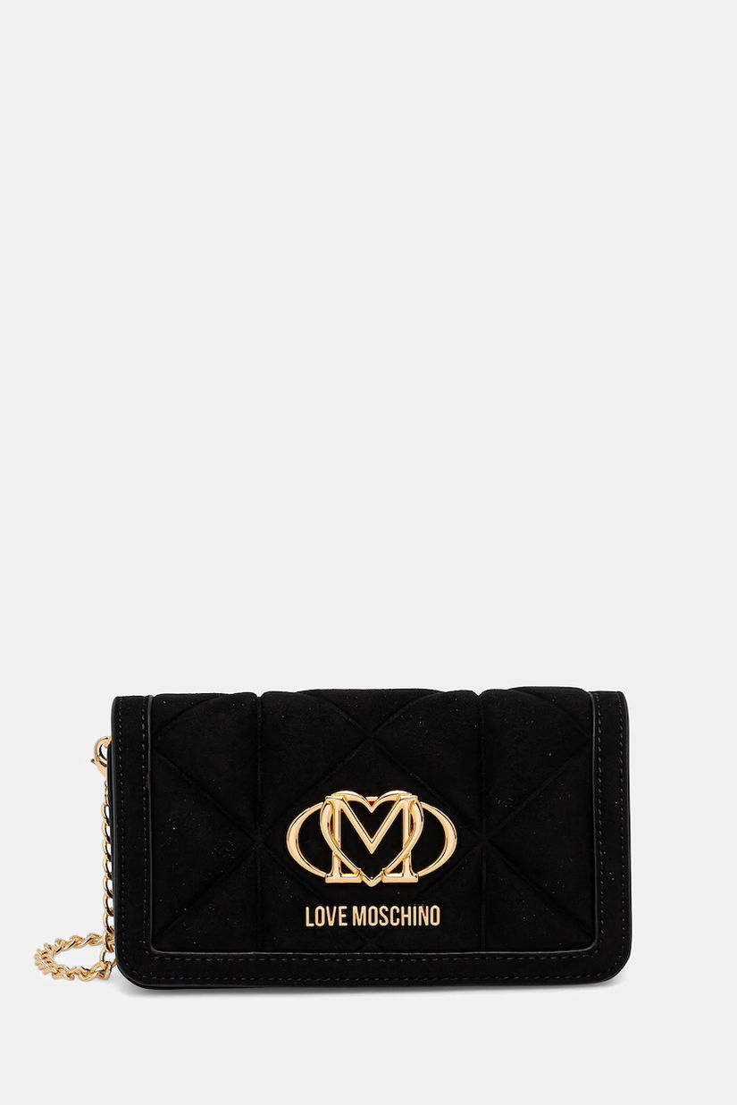 Love Moschino poșetă culoarea negru, JC5640PP0NKE0000