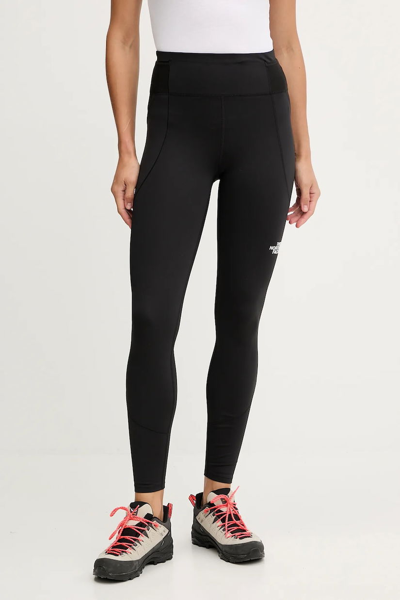 The North Face leggins sport Winter Warm culoarea negru, uni, NF0A8DKBJK31
