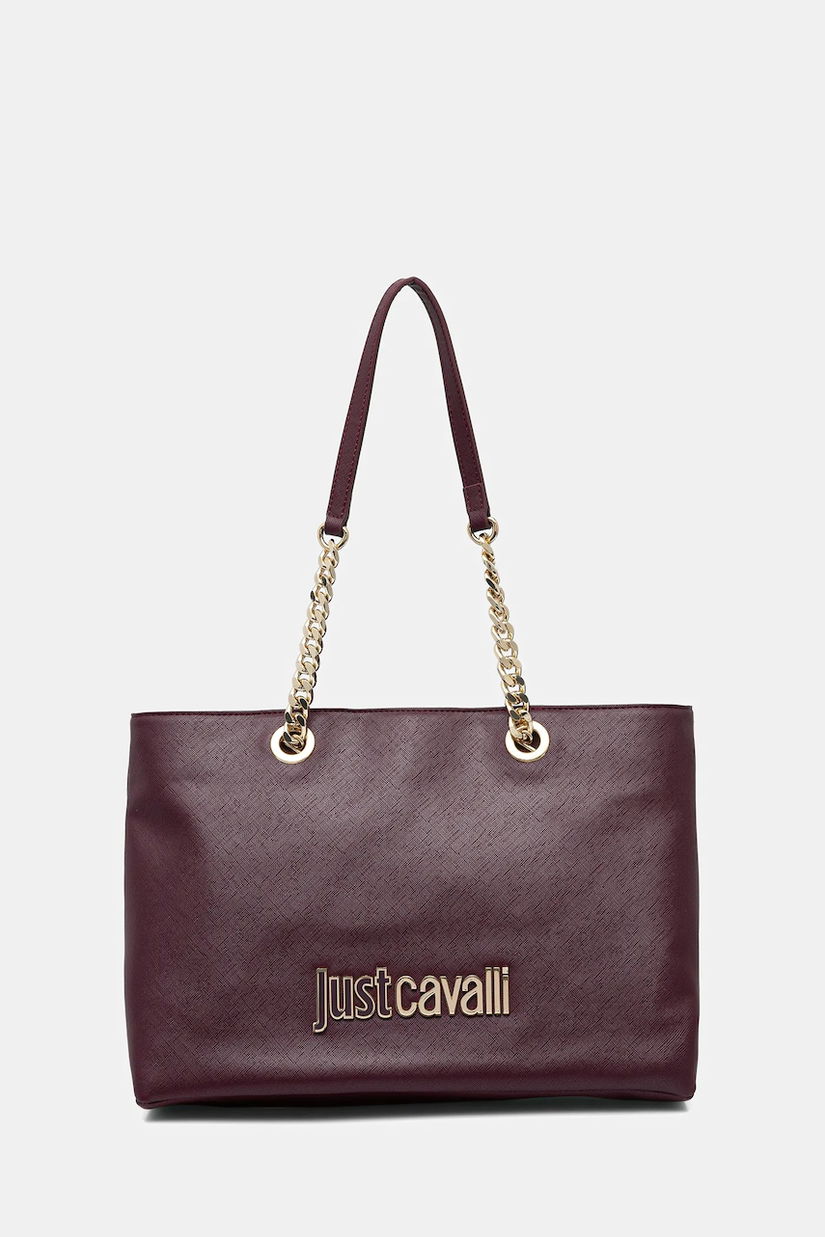 Just Cavalli poșetă culoarea bordo, 79RA4BB9 ZS766