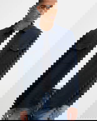 G-Star cămașă din bumbac culoarea bleumarin, cu guler clasic, regular, D26765.C784