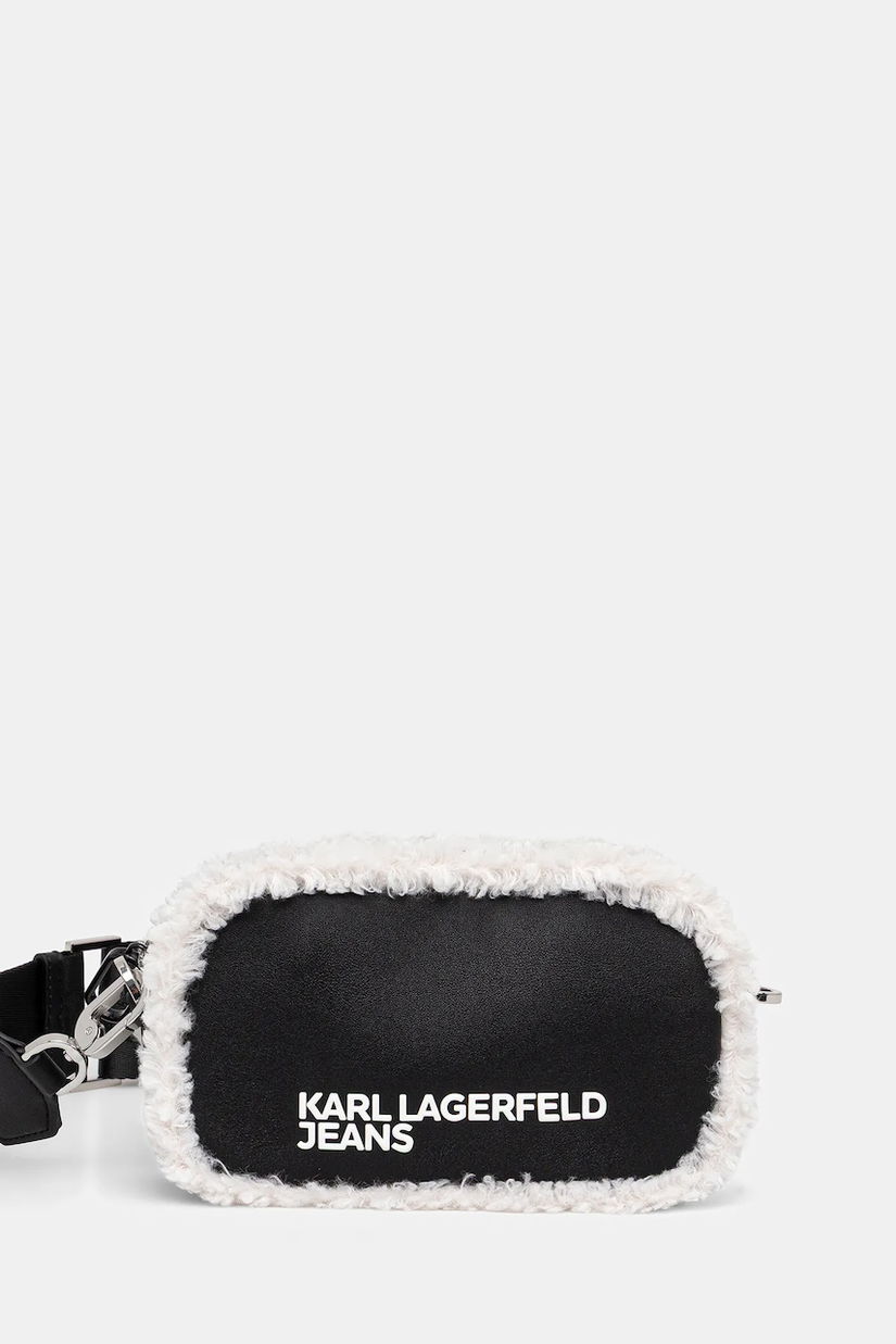 Karl Lagerfeld Jeans poșetă culoarea negru, A4W30233