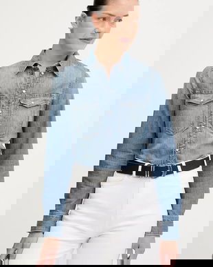 G-Star cămașă jeans cu guler clasic, slim, D27714.D539