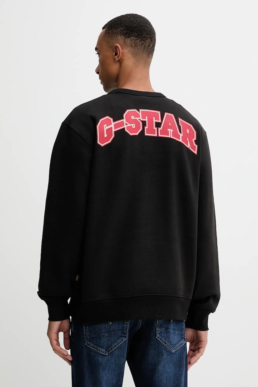 G-Star bluză culoarea negru, cu imprimeu, D27095.D733